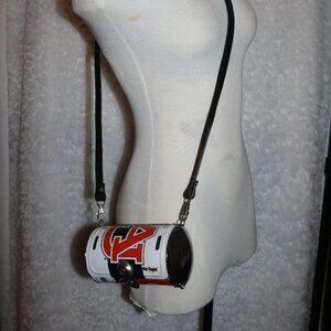 Little Earth Auburn War Eagle barrel purse with cross-body strap